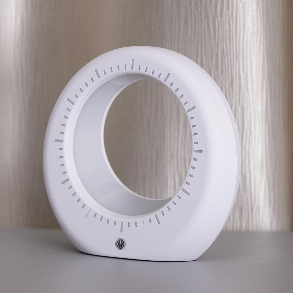 LED Luna Moon Clock Lamp Night Light Touch Control USB Charge