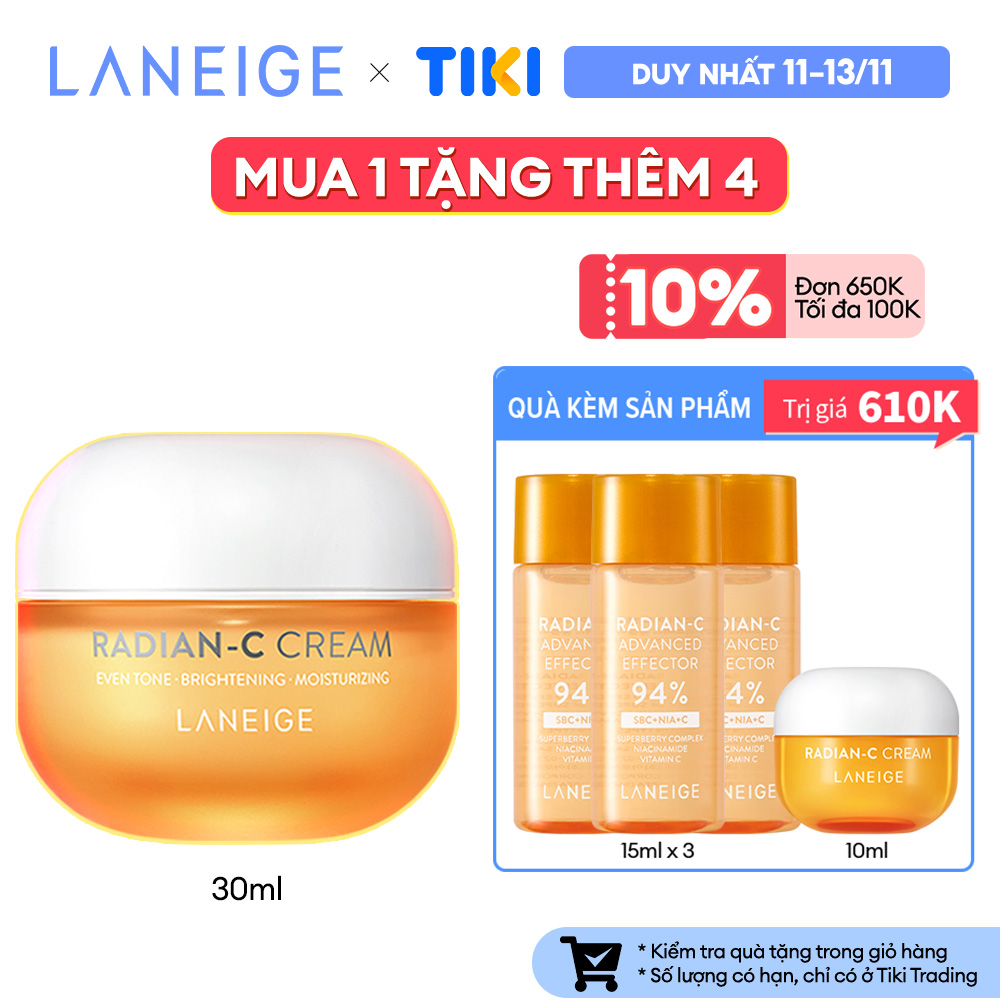 Kem Dưỡng Sáng Da Laneige Radian-C Cream 30ml