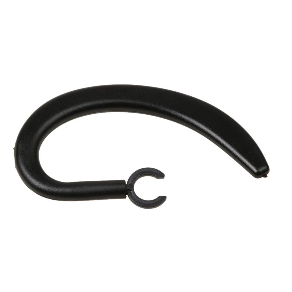 6 Pieces Replacement Earhook Bluetooth Headset Earpiece Ear Hook Clip Black