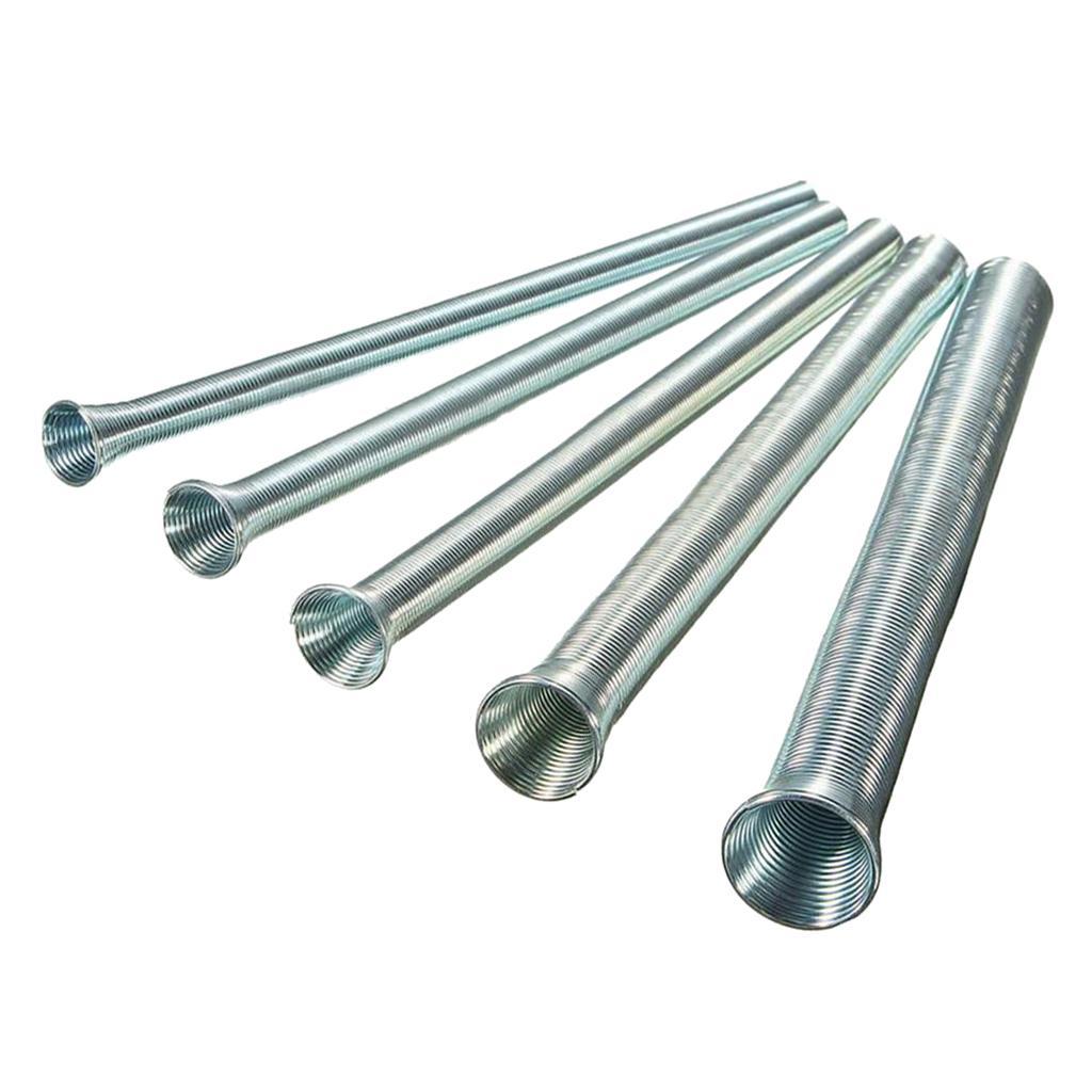 5pcs Stainless Steel Tube Bending Spring Set 1/4″,5/16″,3/8″,1/2″,5/8″