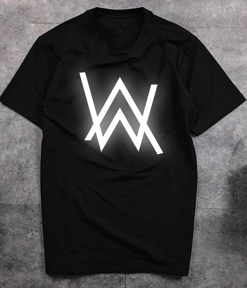 Áo Thun Nam Phản Quang Alan Walker, Áo Uninsex, Size Rộng, Size Lớn, Size Nhỏ, Tay Ngắn, Cổ Tròn, Áo Nam Size Lớn, Có Áo Thun Size 2XL, 3XL, 4XL, XXL, XXXL, XXXXL