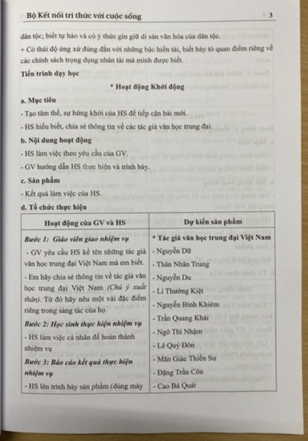 Sách - Kế Hoạch Bài Dạy Ngữ Văn 10 - Tập Hai ( Bộ Kết Nối Tri Thức Với Cuộc Sống )