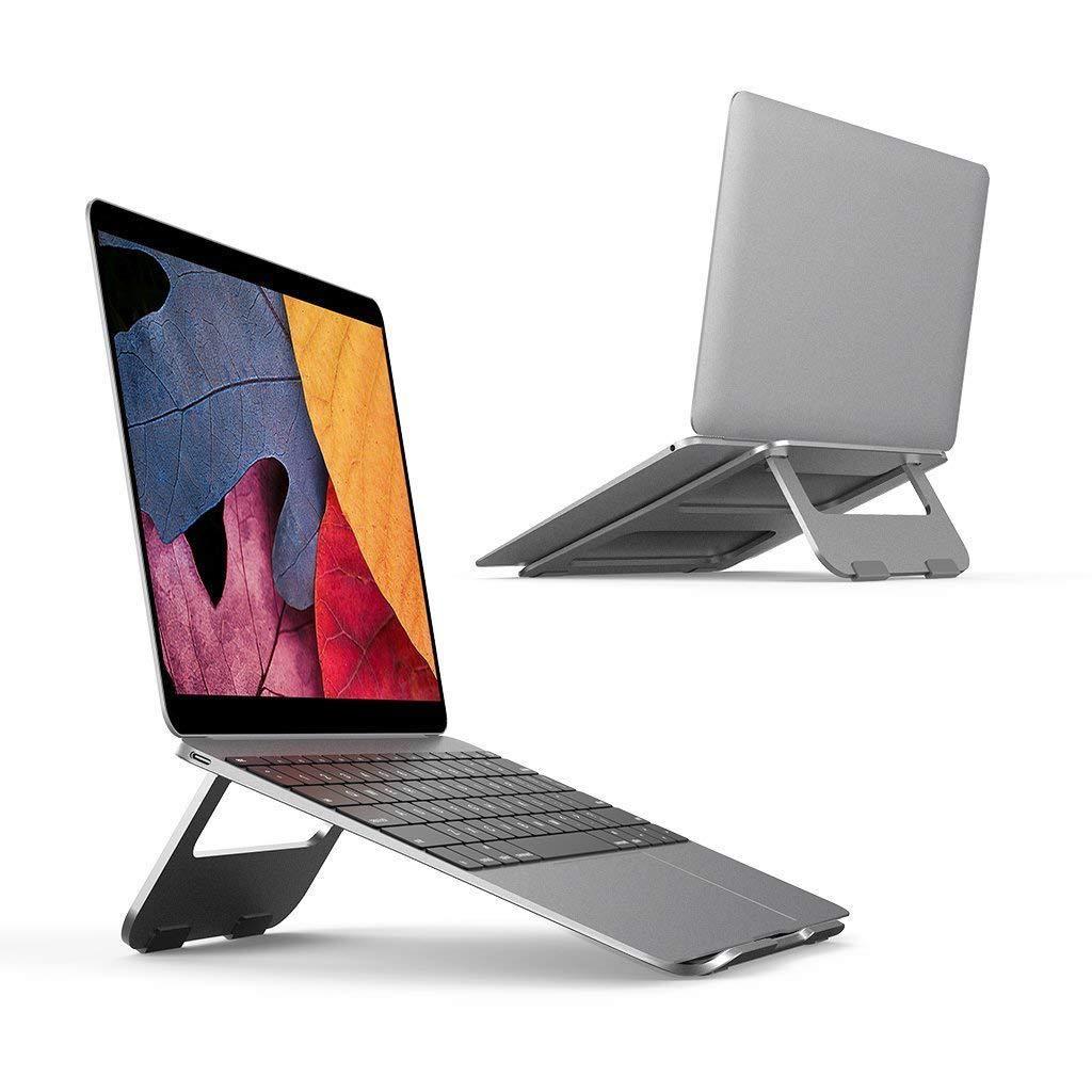 Giá đỡ LAPTOP, đến tản nhiệt bằng nhôm có thể điều chỉnh được độ cao, lớp đệm silicon