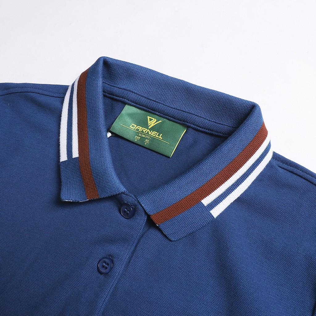 Đầm polo cao cấp nữ cổ kẻ chất cotton mềm mịn thấm hút mồ hôi chính hãng DARNELL DN3611