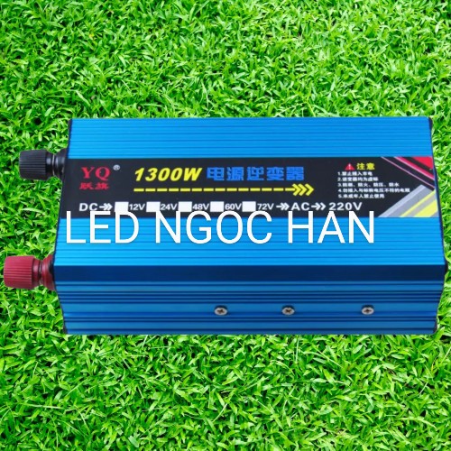 Biến tần tăng áp - kích từ pin xe pin xe điện 48V, 60V, 72V, đa năng lên 220V công suất 1300W