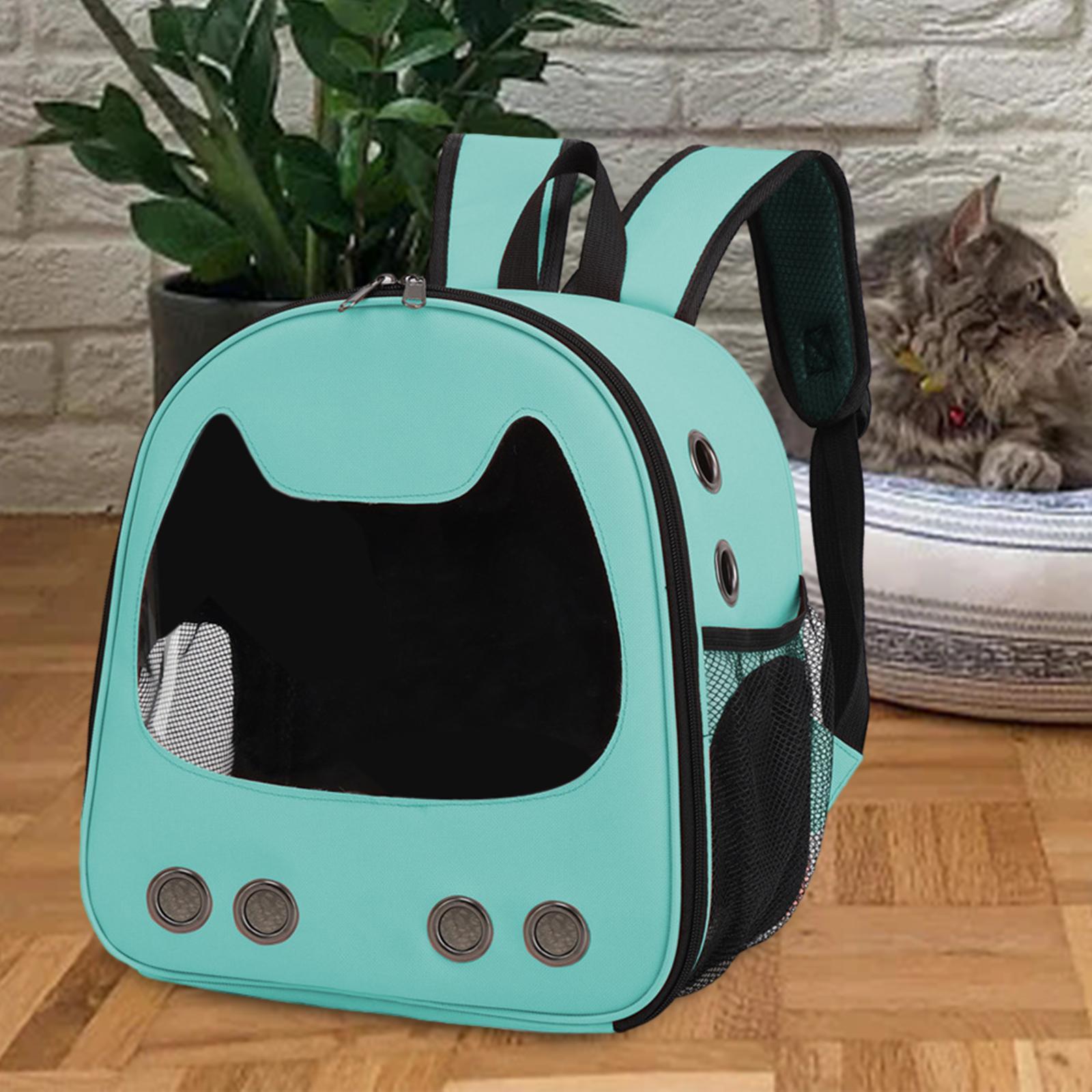 Pet Carrier Backpack Dog Backpack Folding Oxford Cloth Kitty Breathable Portable Durable Pet Carrying Bag for Walking Hiking Fishing Outdoor