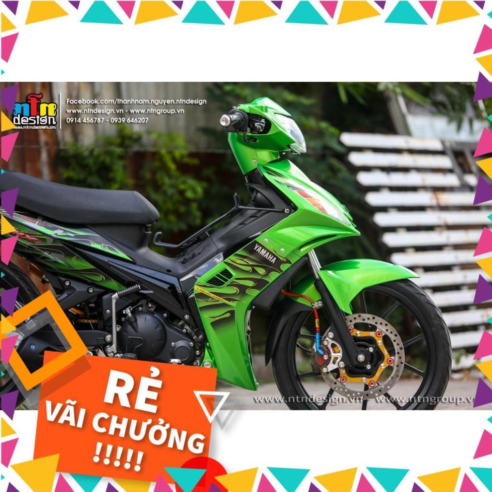 Tem Rời Exciter 2009 Mẫu Malay Lửa Xanh Đen Chữ Jupiter MX