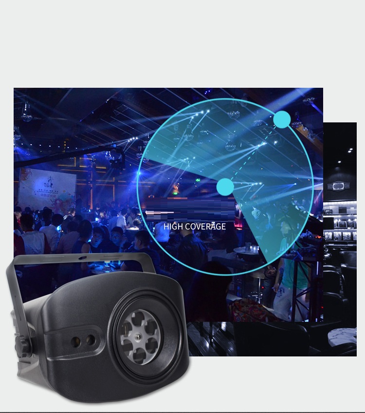 Đèn Led Disco - Đèn Tiệc Giọng Nói Điều Khiển Nhạc Dj - Đèn Chiếu Laser Ánh Sáng 52 Chế Độ Hiệu Ứng RGB - Đèn Cho Gia Đình đám Cưới -Sinh Nhật