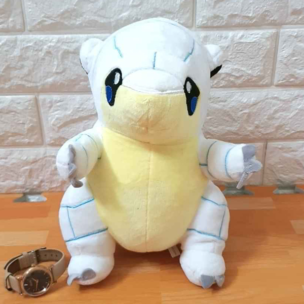 Gấu Bông Pokemon - Chuột Chũi Sandshrew Trắng Gb201