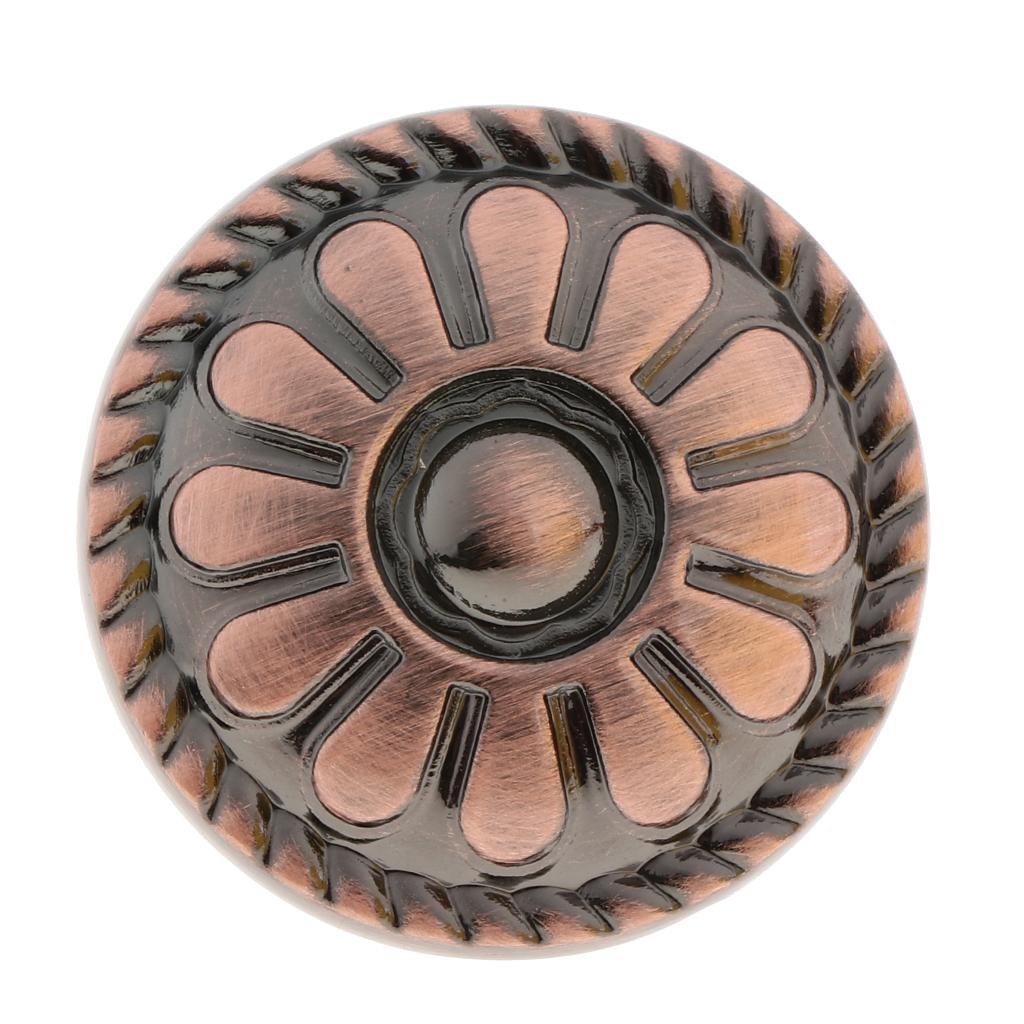 Zinc Alloy Round Knobs Pulls Handles with Screw for Cabinet