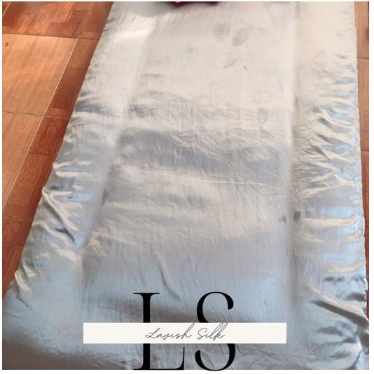 Áo Bọc Nệm Áo Bọc Topper 1m và 1m2 Phi Lụa Cao Cấp Lavish Silk hàng loại 1 mát lạnh không nối vải (22 màu )