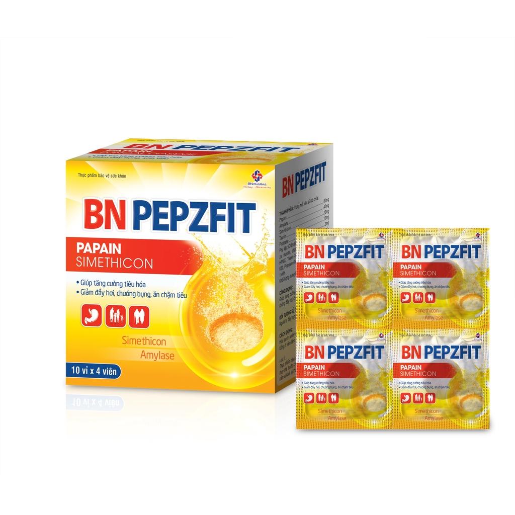 Viên uống tiêu hóa đầy hơi PEPZPIT Hộp 40 viên sủi - BN