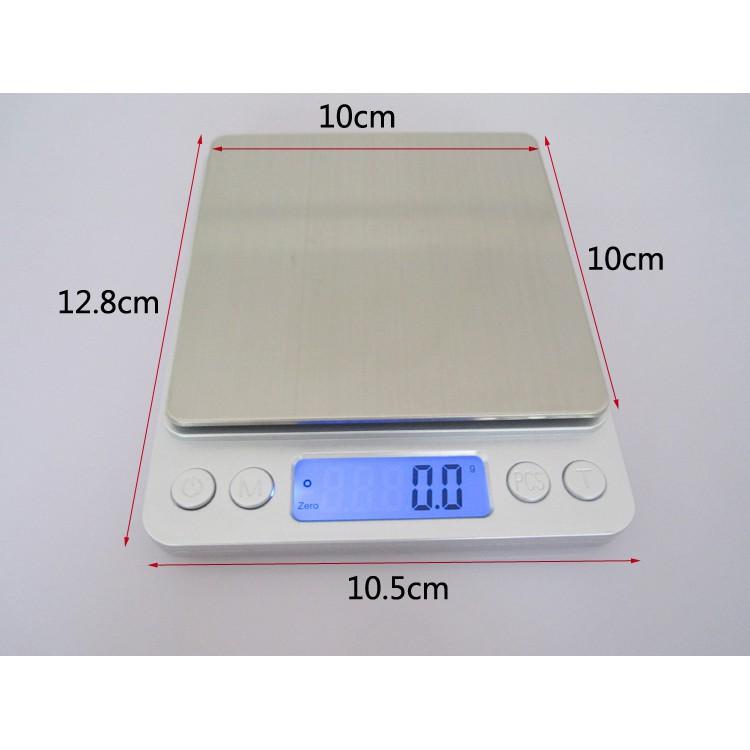 Cân điện tử 3kg-0.1g, model- I2000-Cân nhà bếp-Cân tiểu ly- Cân i2000