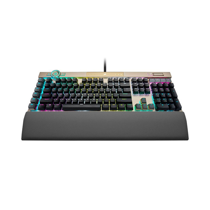 Bàn Phím Có Dây Corsair K100 Midnight Gold | RGB | OPX RF - Hàng Chính Hãng