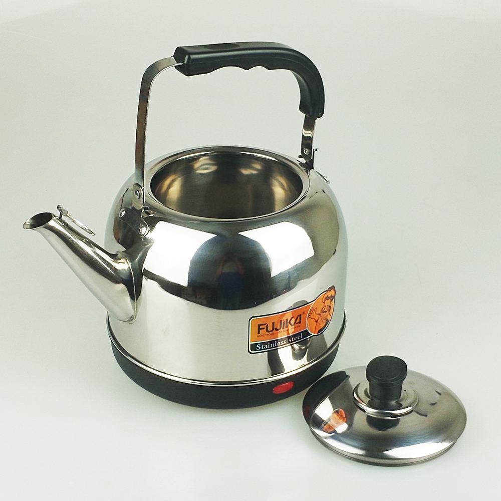 Hình ảnh Ấm Siêu Tốc Inox 5L Fujika FJ-SD50 Công Suất 1500W Tiết Kiệm Điện Cho Quán,Nhà Hàng,Nhà Đông Người-Hàng Chính Hãng