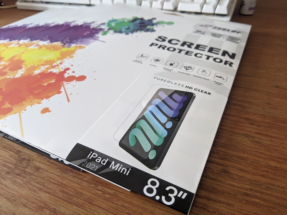 Kính Cường Lực Zeelot 2.5D PureGlass dành cho cho iPad Mini 6 - Hàng Chính Hãng