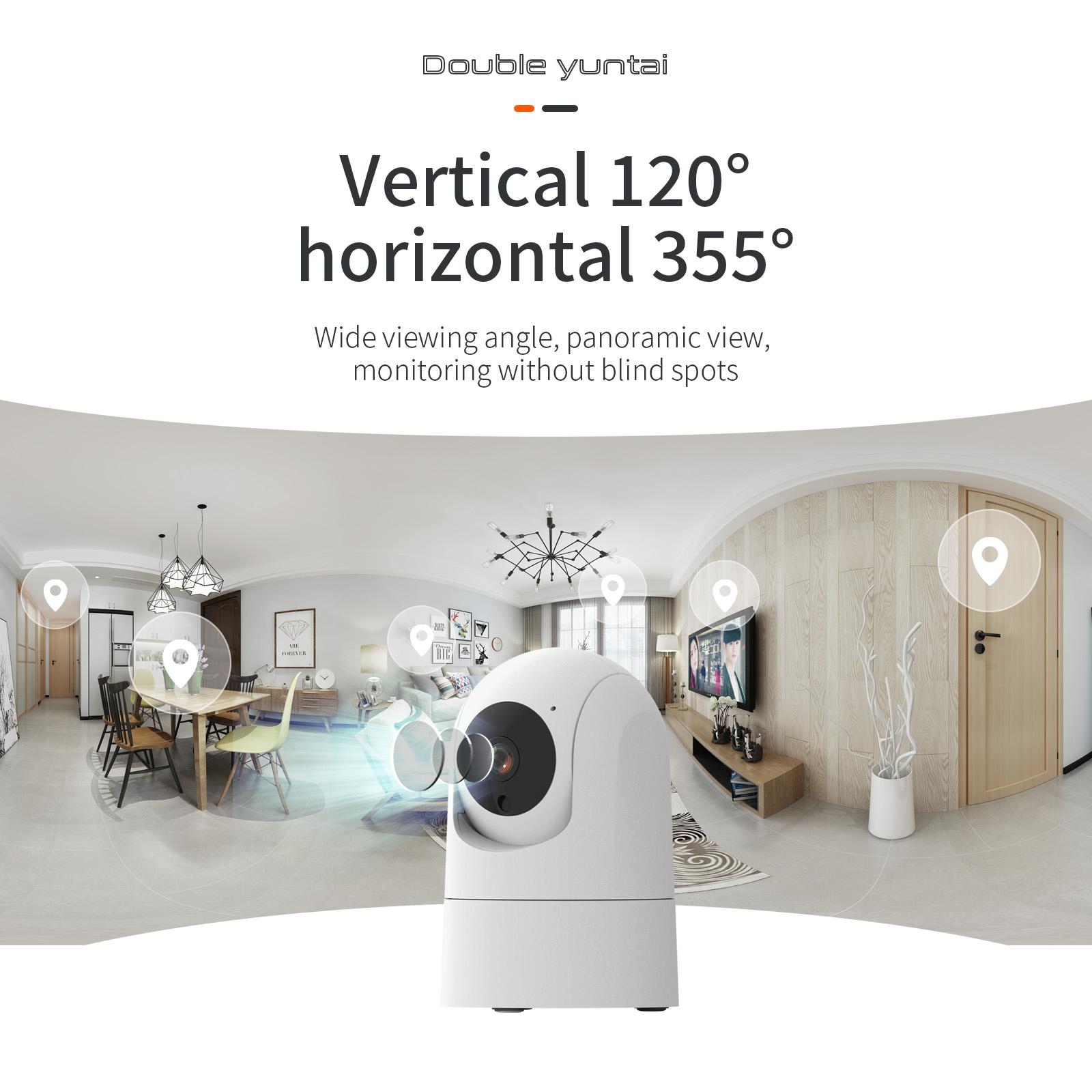 Camera IP 2M 2K 5G WiFi Baby Monitor 1080p Mini trong nhà Bảo mật CCTV 2K 4MP AI Theo dõi camera giám sát video âm thanh Alexa