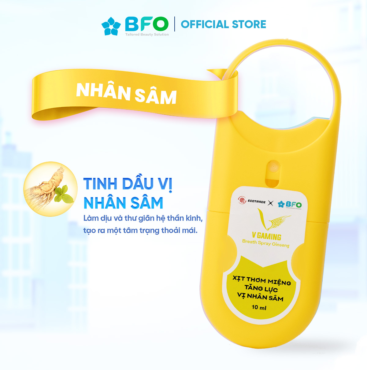 Xịt Thơm Miệng V Gaming Tăng Lực Cho Hơi Thở Thơm Mát Chỉ Trong 3 Giây Dung Tích10ml