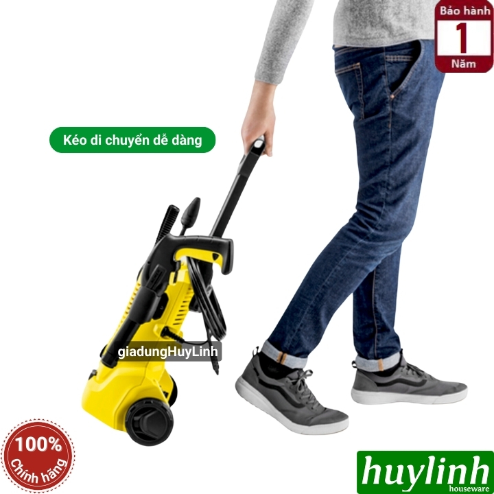 Máy xịt rửa xe cao áp Karcher K2 Premium - Sản xuất tại Việt Nam - Hàng chính hãng