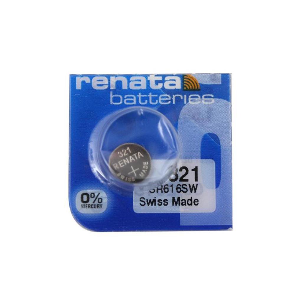 Pin đồng hồ Thụy Sỹ RENATA 321 SR616SW oxit bạc Made in Swiss