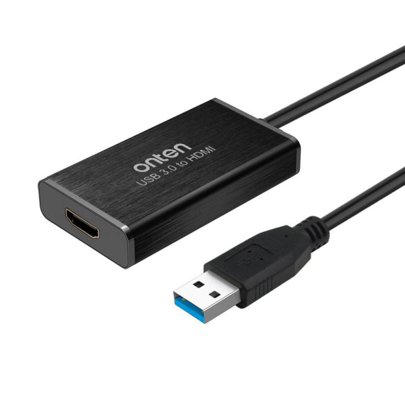 Cáp chuyển USB 3.0 to HDMI hỗ trợ Full HD 1080P Onten OTN-5202 (Onten 5202) - Hàng Chính Hãng