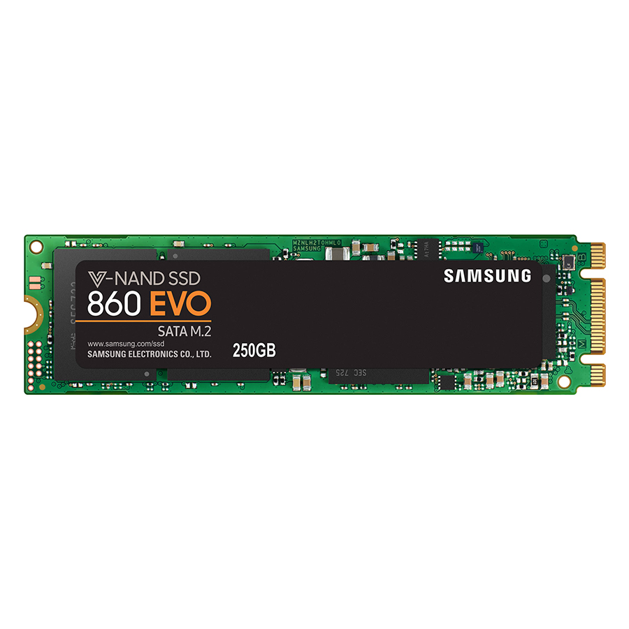 Ổ Cứng SSD Samsung 860 Evo MZ-N6E250BW 250GB Sata III M.2 2280 - Hàng Nhập Khẩu