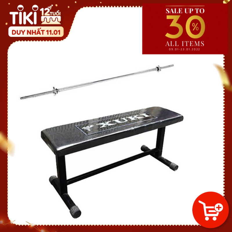 Ghế vớt tạ Xuki kèm đòn tạ 1.2 mét