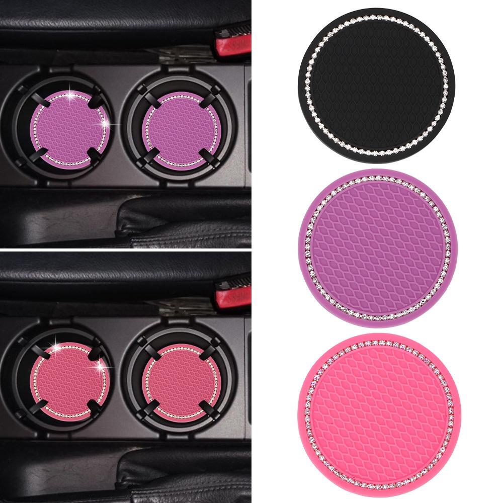 Set 2 giá đỡ bình nước bằng silicon chống trượt tiện dụng cho xe hơi