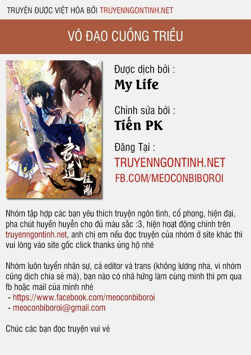 võ đạo cuồng triều chapter 1 1