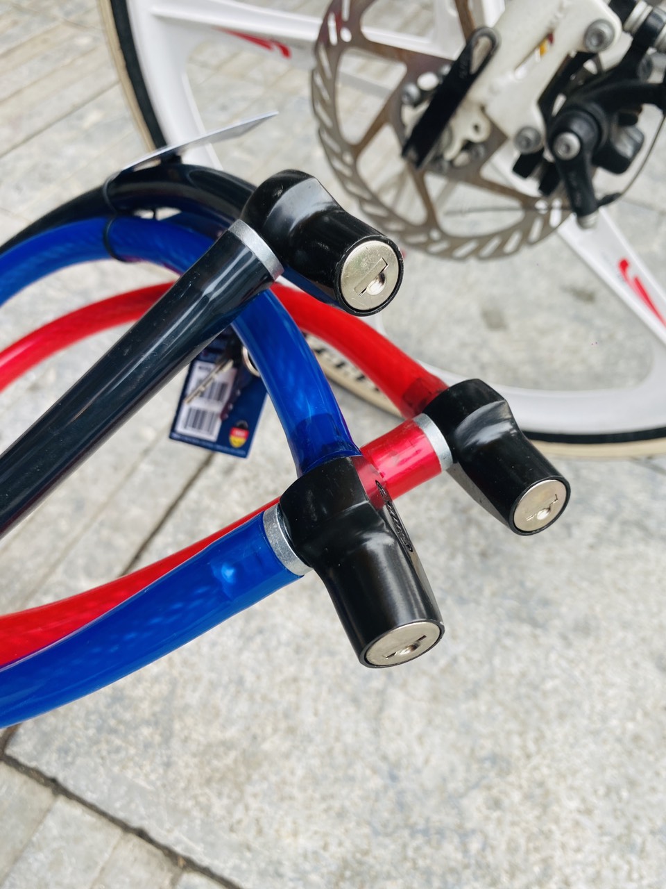 Khóa dây xe đạp ABUS 650/55, khóa xe đạp, khóa dây cửa cổng