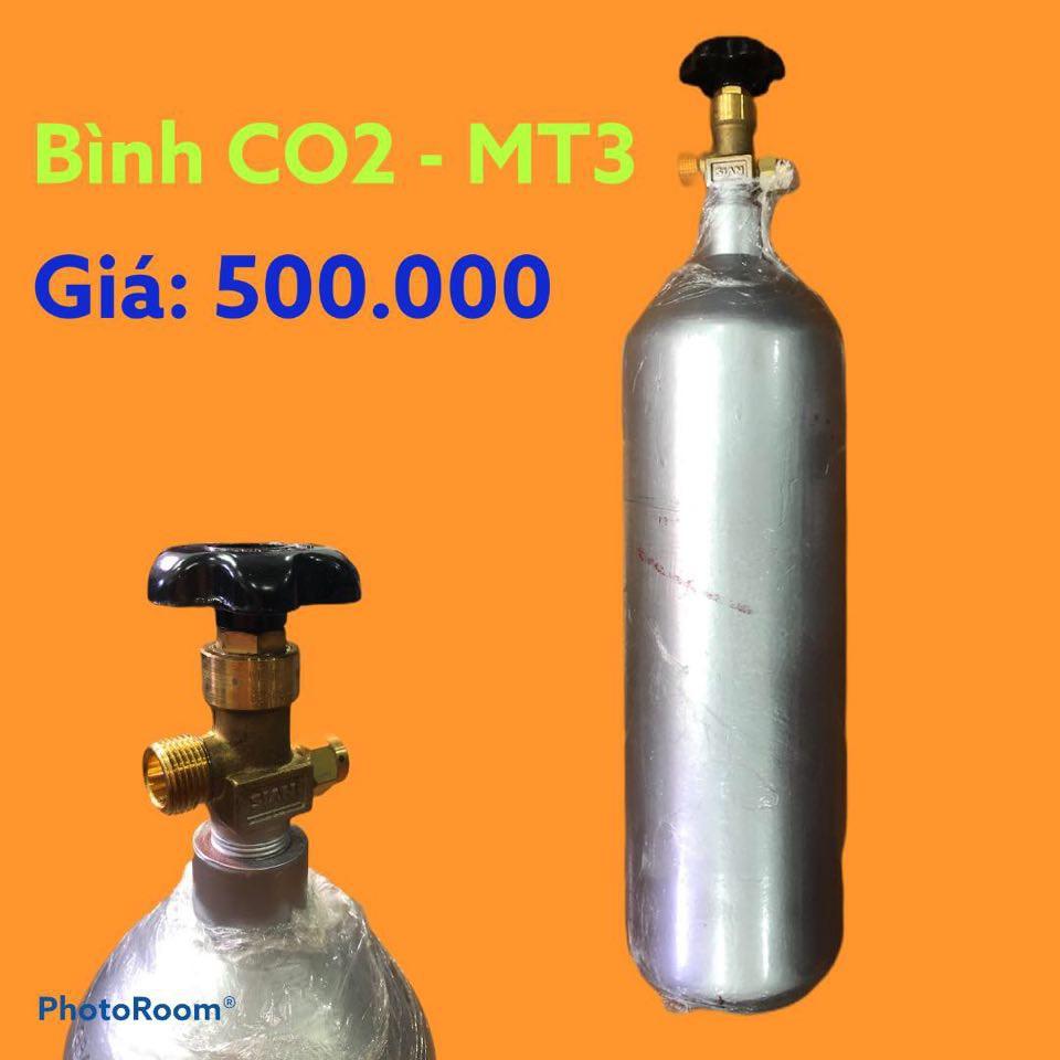 Bình CO2 thủy sinh 3 lít khí giá rẻ an toàn