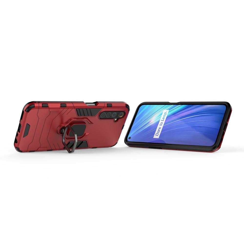 Ốp lưng cho Realme 6 6i 6s 6 Pro iron man chống sốc kèm nhẫn xoay chống xem video bảo vệ camera