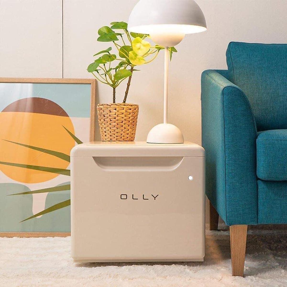 Tủ Lạnh Mini OLLY, Dung Tích 24L, Tiết Kiệm Điện Năng, Bảo Quản Thực Phẩm, Đồ Uống, Mỹ Phẩm Tiện Dụng, Nội Địa Hàn - Đỏ