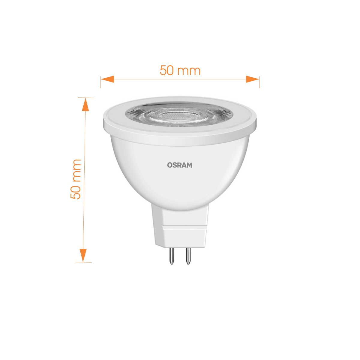 Bóng đèn rọi LED OSRAM LED VALUE MR16 36° 7.5W 230V GU5.3