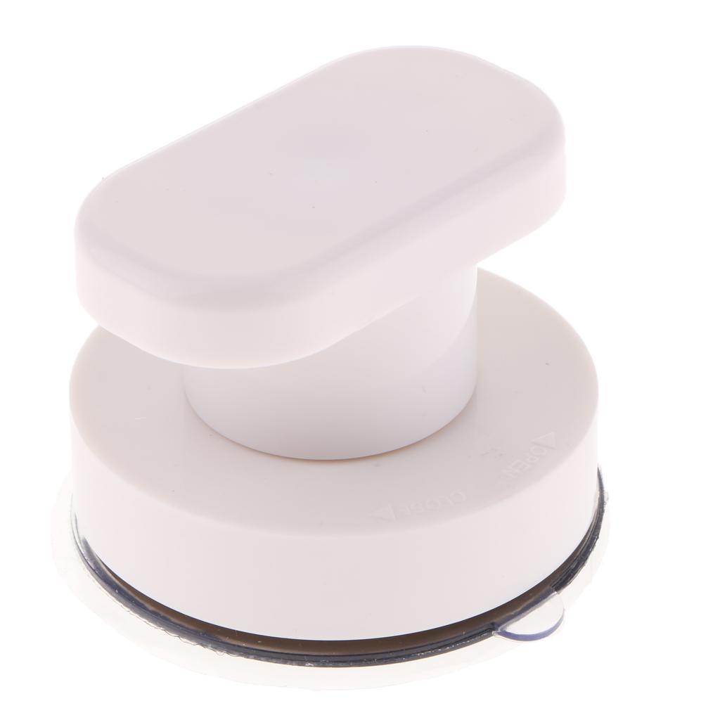 2xStrong Suction Cup Cabinet Handle Glass Door Pull Window Knob Decor White S