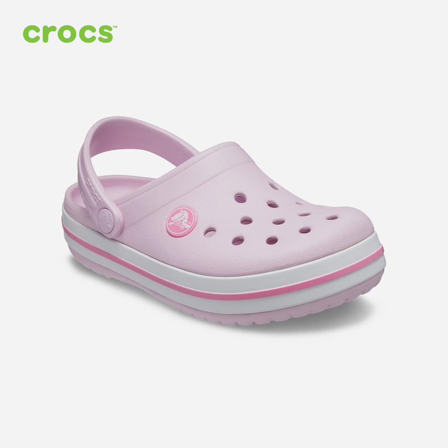 Giày lười trẻ em Crocs FW Crocband Clog Kid Ballerina Pink - 207006-6GD