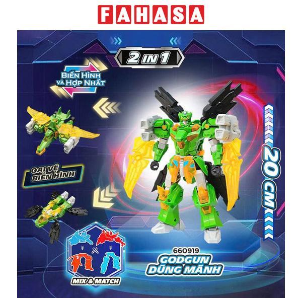 Đồ Chơi Robot Godgun Dũng Mãnh Biến Hình Và Hợp Nhất 2 Trong 1 - Glory Alliance 660919
