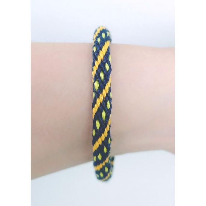 Vòng tay vòng chân may mắn - chấm - Wendy-Friendship bracelet -Vòng tay tình bạn-Vòng tay bạn bè handmade DIY