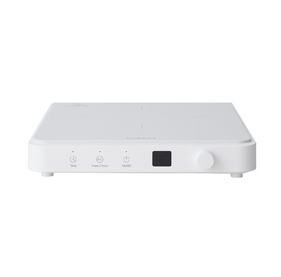 Bếp điện từ LocknLock Bianco Slim Induction Cooker EJI146WHT (Model 2024) Siêu Mỏng, Đa Chế Độ - Hàng Chính Hãng