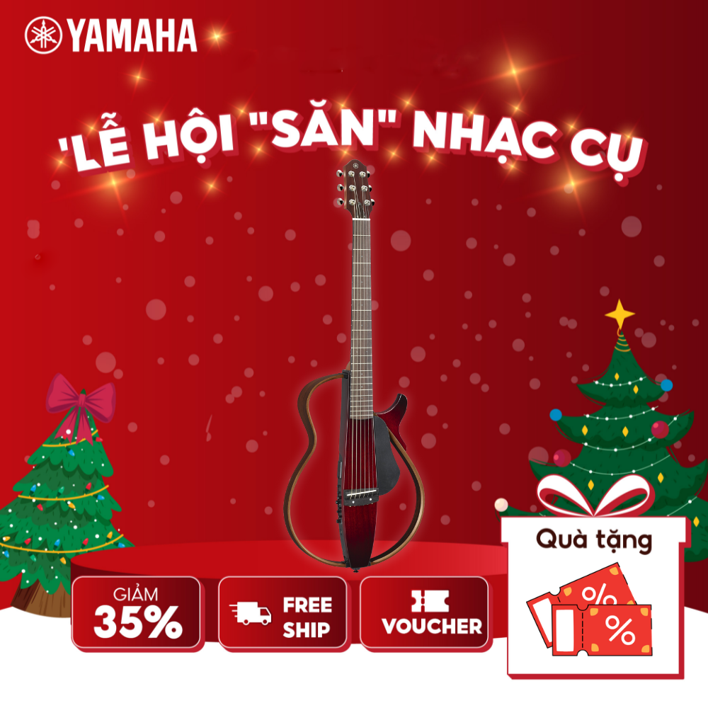 Đàn Guitar YAMAHA Silent SLG200S kèm túi đựng Gigbag - Sản phẩm chính hãng