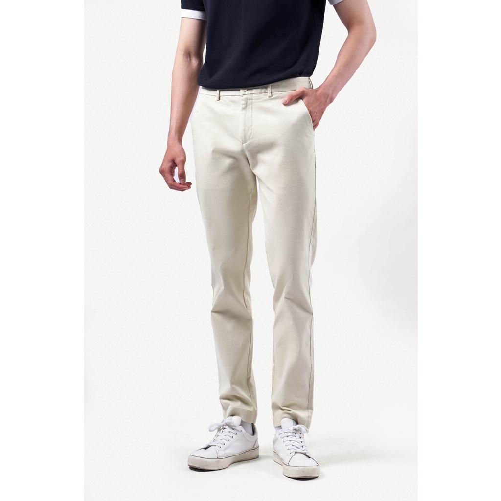 QUẦN KAKI NAM TWILL TRƠN FORM SLIM CROP - 10F22PCA023 | LASTORE MENSWEAR