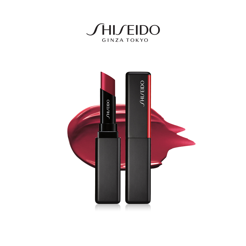 Son bán lì kết cấu gel Shiseido VisionAiry Gel Lipstick 204 Scarlet Rush