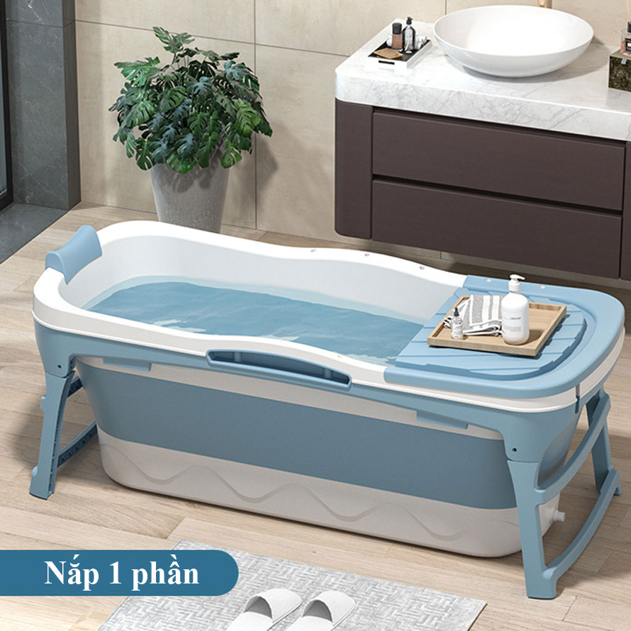 Bồn tắm gấp gọn tiện lợi cho cả người lớn và trẻ em size 1m28