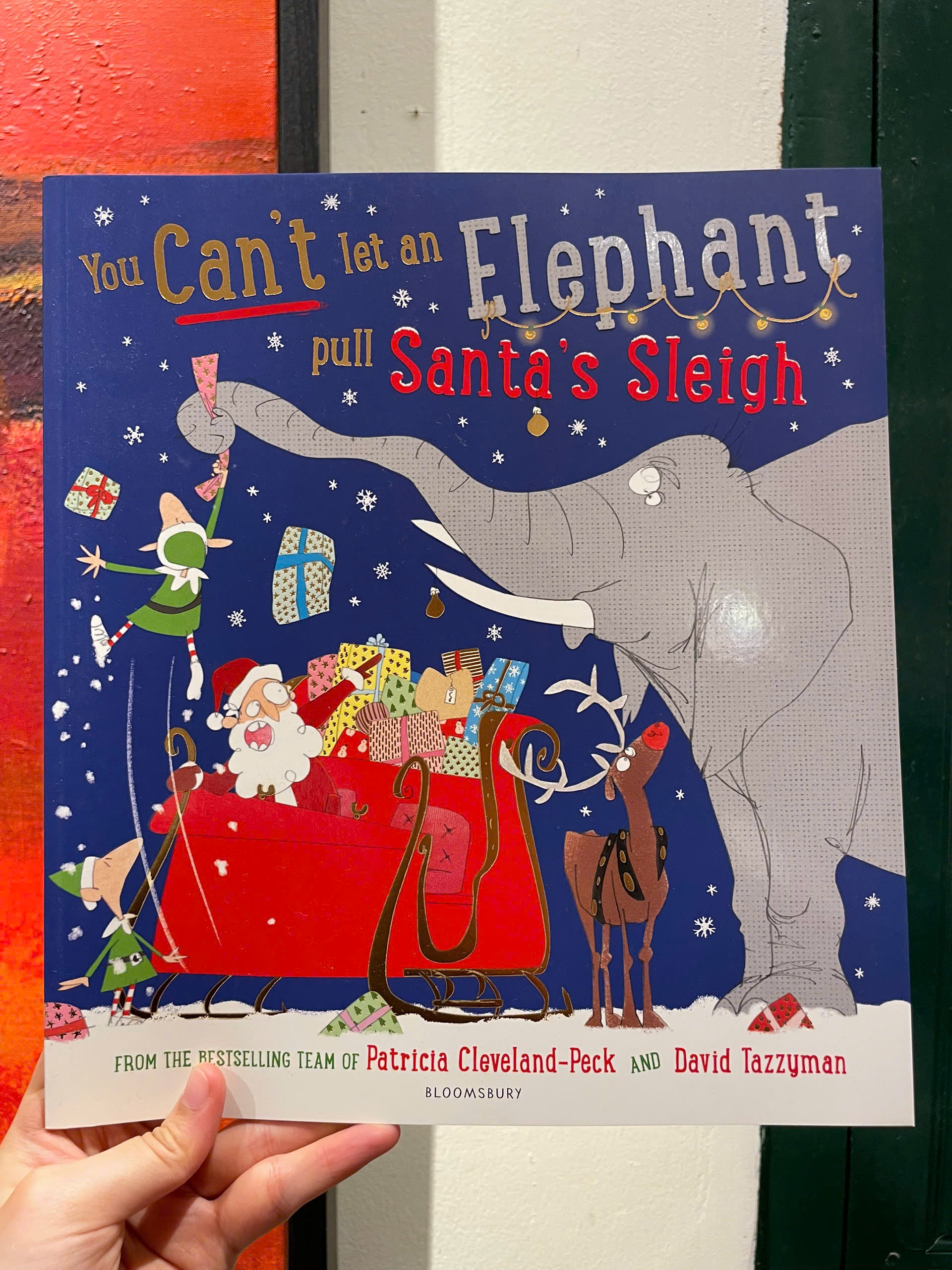 You Can't Let an Elephant Pull Santa's Sleigh by Patr Cleveland-Peck - Children Picture book