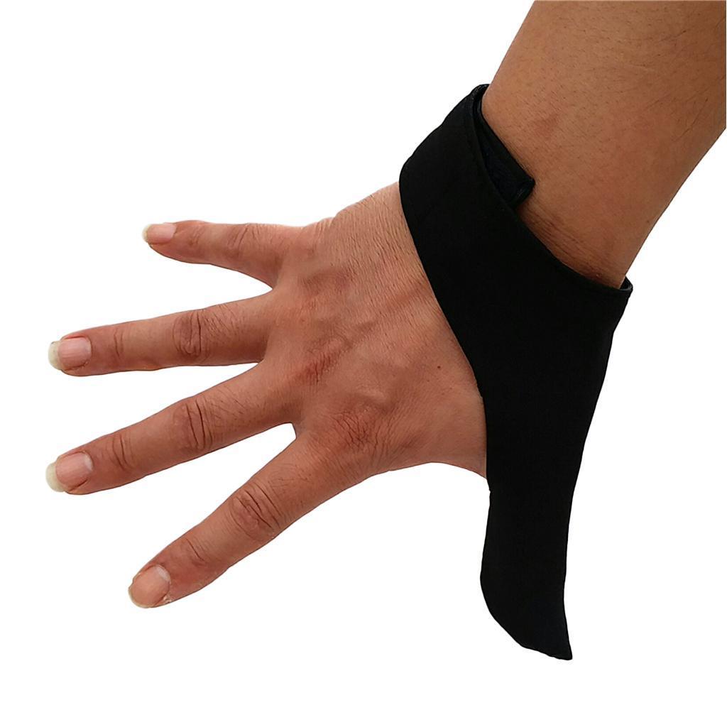 Universal Bowling Finger Grip Protector Replacement Black