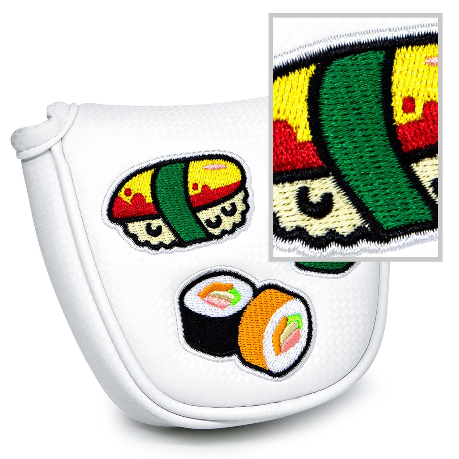 Golf Mallet Putter Head Cover Golf Club Headcover Embroidered Golf Putter Headcovers