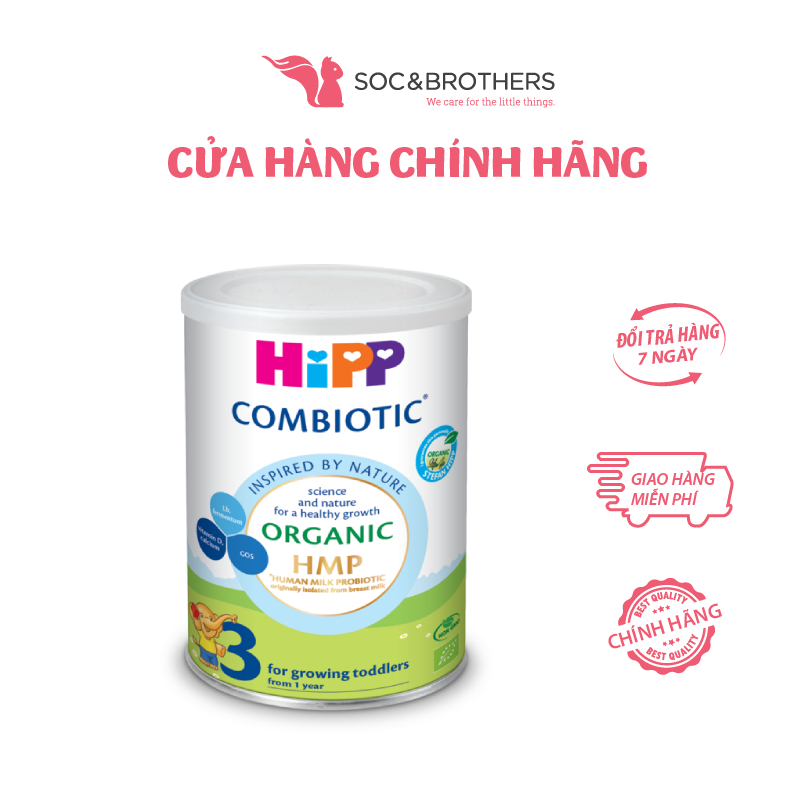 Sữa bột công thức HiPP 3 Organic Combiotic (tử 1 tuổi trở lên)