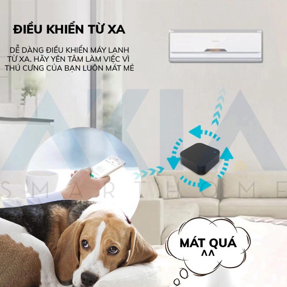 Điều khiển hồng ngoại Tuya S06 AKIA AIC105 - Bật tắt Máy Lạnh, TV từ xa bằng App, Hẹn giờ, Tương thích Google và Maika