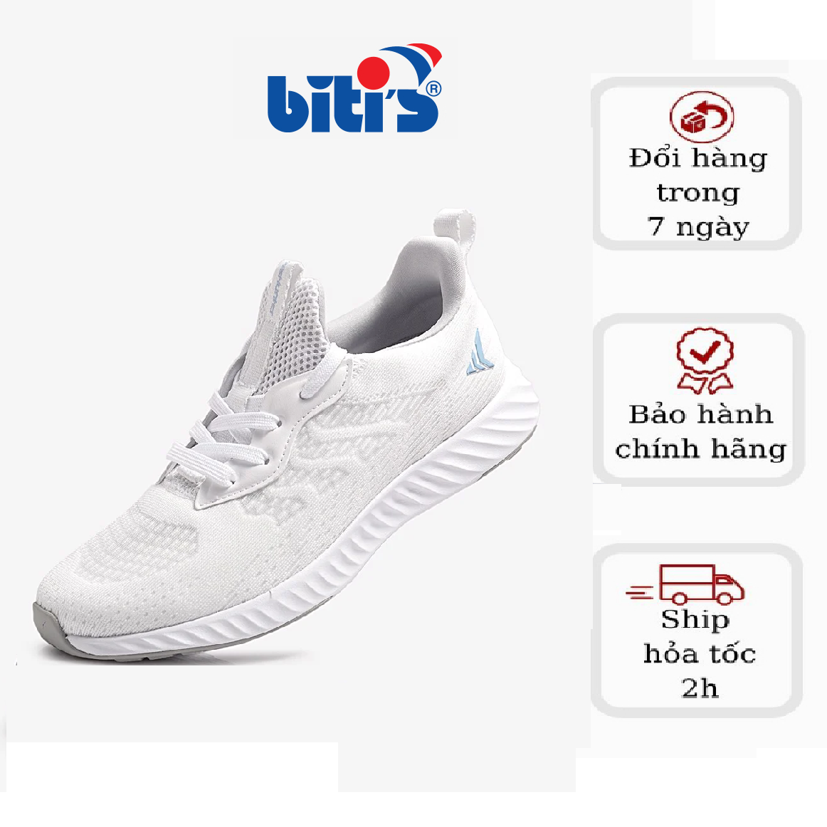 Giày Đi Bộ Nữ Biti’s Hunter Jogging HSW003000TRG Siêu Bền