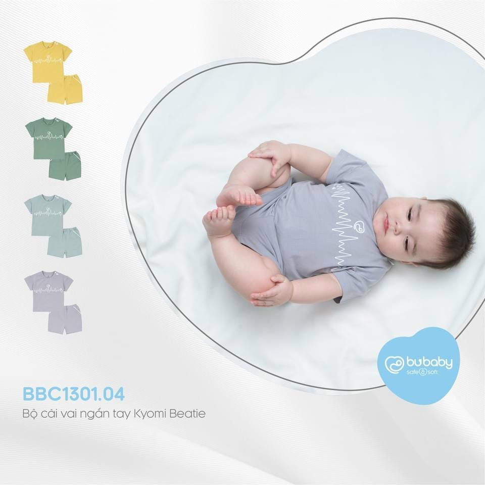 Bộ cộc tay Bu baby Kyomi cho bé  6m - 4Y - BBC1301.04 Vàng